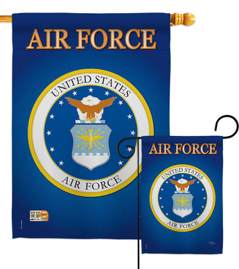 Air Force - Military Americana Vertical Impressions Decorative Flags HG108054 Imported