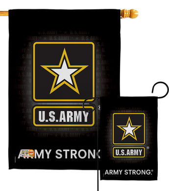 U.S. Army - Military Americana Vertical Impressions Decorative Flags HG108061 Imported