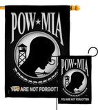 POW / MIA - Military Americana Vertical Impressions Decorative Flags HG108062