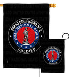 Army Proud Girlfriend Soldier - Military Americana Vertical Impressions Decorative Flags HG108546 Made In USA