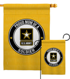 Proud Mom Soldier - Military Americana Vertical Impressions Decorative Flags HG108569 Made In USA