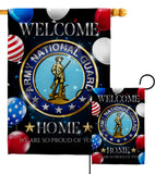 Welcome Home Army National Guard - Military Americana Vertical Impressions Decorative Flags HG108631 Made In USA