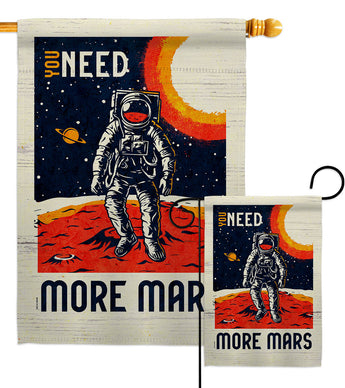 More Mars - Military Americana Vertical Impressions Decorative Flags HG137568 Made In USA