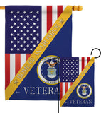 Home of Air Force - Military Americana Vertical Impressions Decorative Flags HG140606 Made In USA