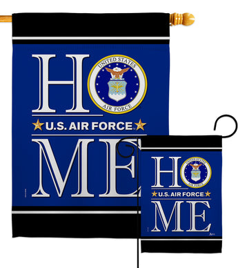 US Air Force Home - Military Americana Vertical Impressions Decorative Flags HG140631 Made In USA