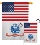 US Army - Military Americana Vertical Impressions Decorative Flags HG140700 Made In USA