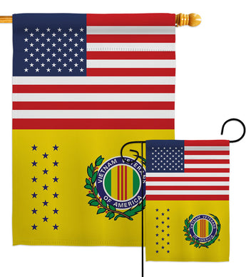 US Vietnam War - Military Americana Vertical Impressions Decorative Flags HG140749 Made In USA