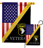 Home of 101st Airborne - Military Americana Vertical Impressions Decorative Flags HG140892 Made In USA