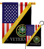 Home of 2nd Cavalry Regiment - Military Americana Vertical Impressions Decorative Flags HG140895 Made In USA