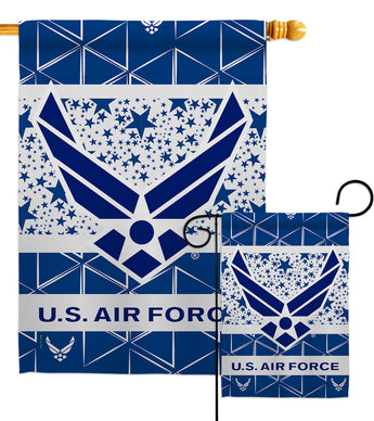 Air Force - Military Americana Vertical Impressions Decorative Flags HG170148 Made In USA