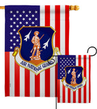 Air National Guard - Military Americana Vertical Impressions Decorative Flags HG170169 Made In USA