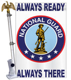 National Guard - Military Americana Vertical Applique Decorative Flags HG108047