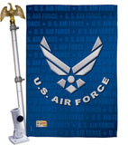 US Air Force - Military Americana Vertical Impressions Decorative Flags HG108053 Imported