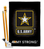 U.S. Army - Military Americana Vertical Impressions Decorative Flags HG108061 Imported