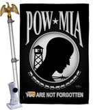 POW / MIA - Military Americana Vertical Impressions Decorative Flags HG108062