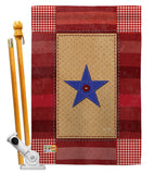 One Star Service - Military Americana Vertical Impressions Decorative Flags HG108070 Made In USA