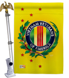 Vietnam Veteran - Military Americana Vertical Impressions Decorative Flags HG108235 Made In USA