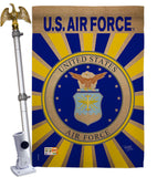 Air Force - Military Americana Vertical Impressions Decorative Flags HG108395 Made In USA