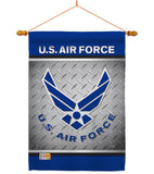 US Air Force - Military Americana Vertical Impressions Decorative Flags HG108421 Made In USA