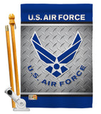 US Air Force - Military Americana Vertical Impressions Decorative Flags HG108421 Printed In USA