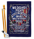 We Did Not Fight - Military Americana Vertical Impressions Decorative Flags HG108442 Made In USA