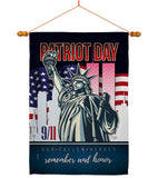Our Fallen Heroes - Military Americana Vertical Impressions Decorative Flags HG108444 Made In USA