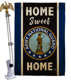 Home Sweet National Guard - Military Americana Vertical Impressions Decorative Flags HG108445 Made In USA