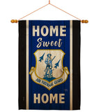 Home Sweet Air National Guard - Military Americana Vertical Impressions Decorative Flags HG108447 Made In USA