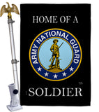 Home of National Guard Soldier - Military Americana Vertical Impressions Decorative Flags HG108468 Made In USA