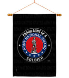 Army Proud Aunt Soldier - Military Americana Vertical Impressions Decorative Flags HG108492 Made In USA