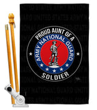 Army Proud Aunt Soldier - Military Americana Vertical Impressions Decorative Flags HG108492 Made In USA