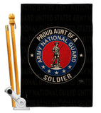 Army Proud Aunt Soldier - Military Americana Vertical Impressions Decorative Flags HG108492 Made In USA