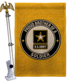Proud Brother Soldier - Military Americana Vertical Impressions Decorative Flags HG108497 Made In USA