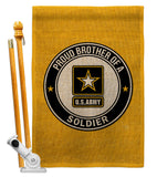 Proud Brother Soldier - Military Americana Vertical Impressions Decorative Flags HG108497 Made In USA