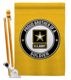 Proud Brother Soldier - Military Americana Vertical Impressions Decorative Flags HG108497 Made In USA