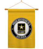 Proud Boyfriend Soldier - Military Americana Vertical Impressions Decorative Flags HG108506 Made In USA