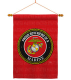 Proud Boyfriend Marines - Military Americana Vertical Impressions Decorative Flags HG108509 Made In USA