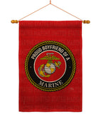 Proud Boyfriend Marines - Military Americana Vertical Impressions Decorative Flags HG108509 Made In USA