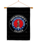 Army Proud Boyfriend Soldier - Military Americana Vertical Impressions Decorative Flags HG108510 Made In USA