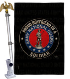 Army Proud Boyfriend Soldier - Military Americana Vertical Impressions Decorative Flags HG108510 Made In USA