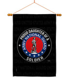 Army Proud Daughter Soldier - Military Americana Vertical Impressions Decorative Flags HG108528 Made In USA