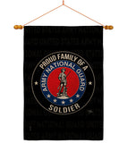 Army Proud Family Soldier - Military Americana Vertical Impressions Decorative Flags HG108537 Made In USA