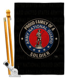 Army Proud Family Soldier - Military Americana Vertical Impressions Decorative Flags HG108537 Made In USA