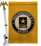 Proud Grandparent Soldier - Military Americana Vertical Impressions Decorative Flags HG108551 Made In USA