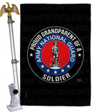 Army Proud Grandparent Soldier - Military Americana Vertical Impressions Decorative Flags HG108555 Made In USA