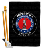 Army Proud Son Soldier - Military Americana Vertical Impressions Decorative Flags HG108591 Made In USA