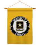 Proud Uncle Soldier - Military Americana Vertical Impressions Decorative Flags HG108596 Made In USA