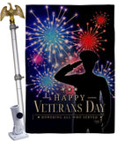 Honoring Who Served - Military Americana Vertical Impressions Decorative Flags HG108668 Made In USA