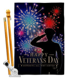 Honoring Who Served - Military Americana Vertical Impressions Decorative Flags HG108668 Made In USA