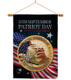 Patriot Day 911 - Military Americana Vertical Impressions Decorative Flags HG137288 Made In USA